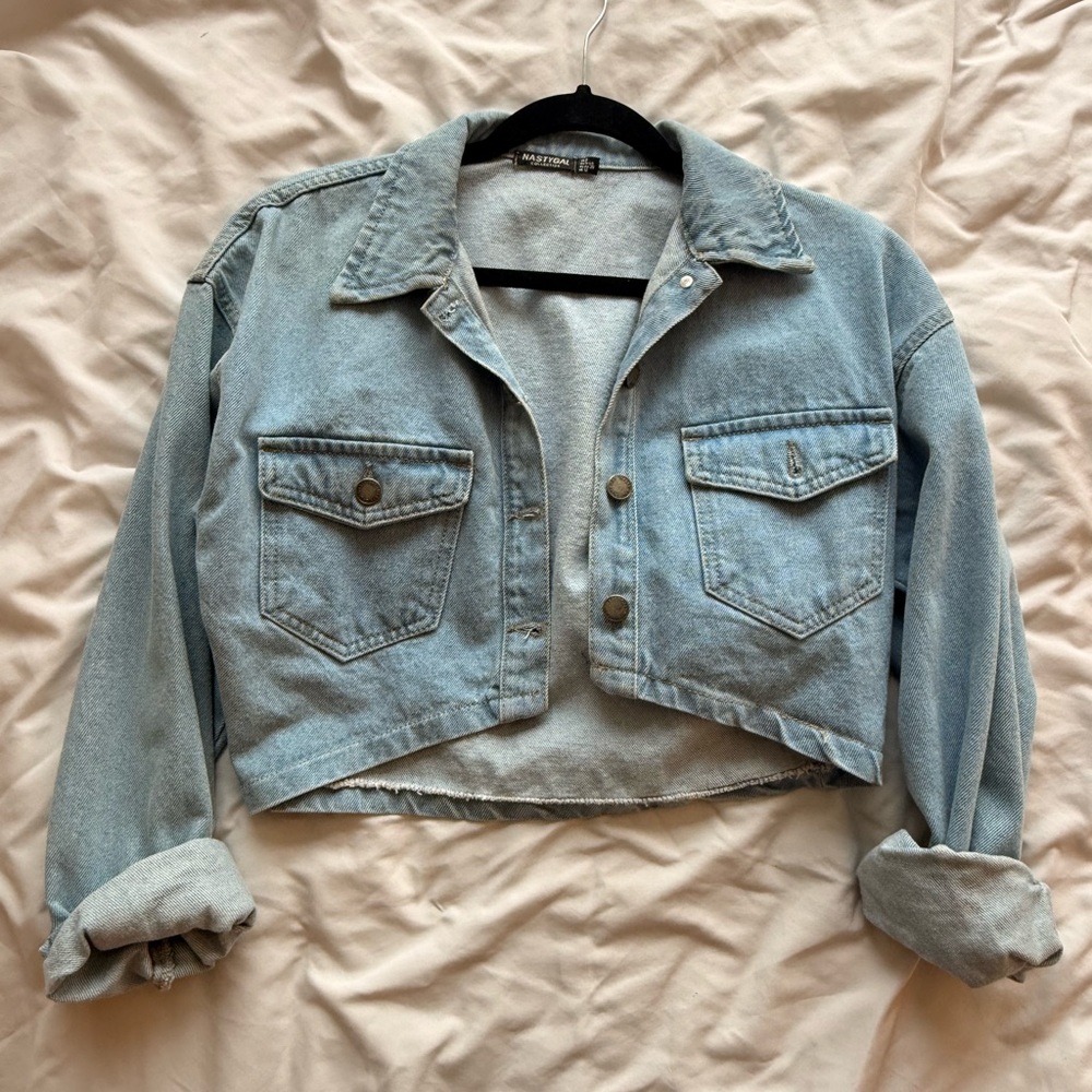 Nasty Gal Light Blue Denim Jacket